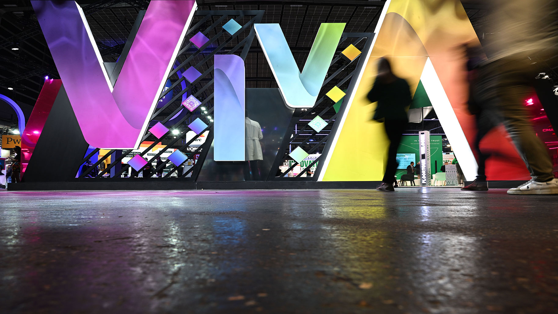 Signalétique d'accueil du salon VivaTech en 2024